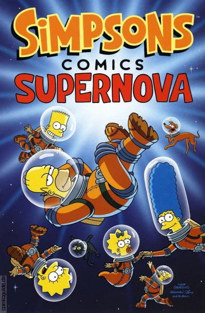 Cover of Simpsons Comics Supernova