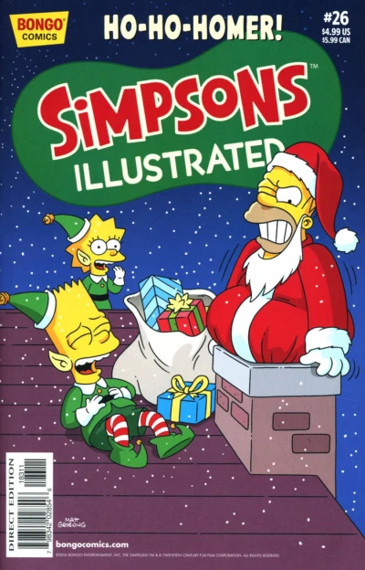 Cover of Yes, Flanders, There is a Santa Claus; Freezer Burns; Hibernatin' Homer; Kiss Me, Bart Simpson!; Everybody Loves a Parade