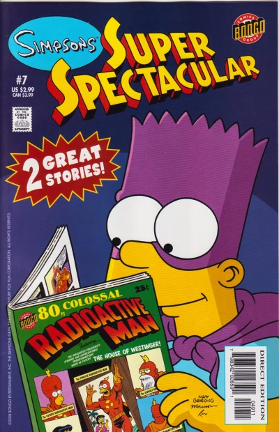 Cover of The Agony and the Ectoplasm;  Radioactive Man in The House of Westinger!