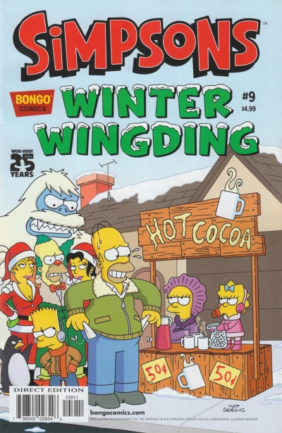 Cover of Snow Dad; The Radioactive Man Christmas Special!; The Heist Before Christmas; A Cold Day in Springfield