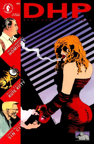 Cover of Sin City; Secret Places of My Shameful Past; Kute Kitty Kartoon; The Creep; Homicide