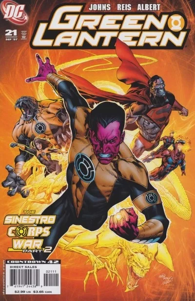 Cover of Sinestro Corps War Part 2: Fear and Loathing
