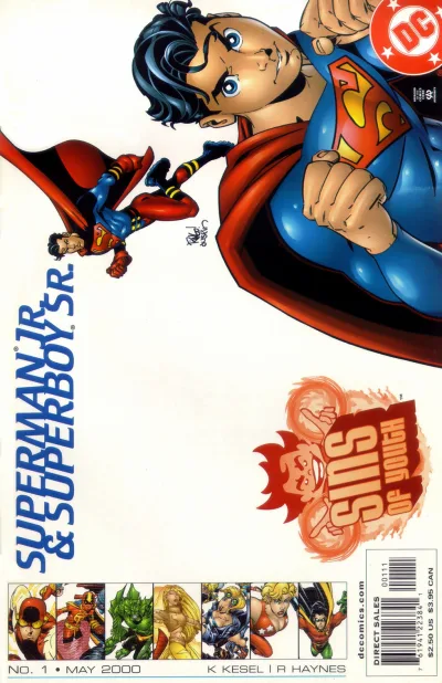 Cover of The Adventures Of Superboy... When He Was A Man!