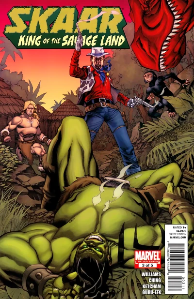 Cover of King of the Savage Land: 3 of 5