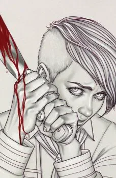 Cover of Jenny Frison Incentive Black White & Red Variant (1:50)