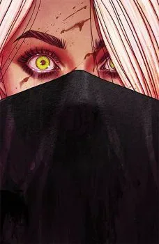 Cover of Jenny Frison Die-Cut Bloody Mask Variant