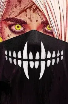 Cover of Jenny Frison Die-Cut Bloody Mask Variant