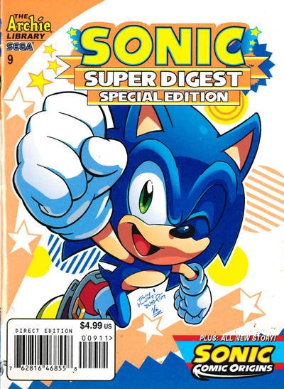 Cover of Sonic Comic Origins: Belle in the Machine; Damage Control