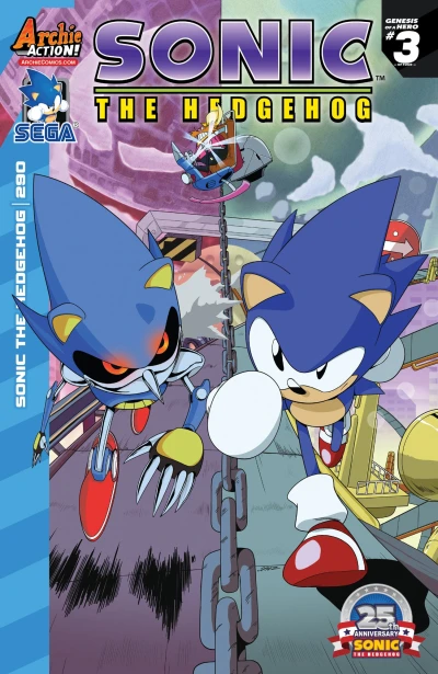 Cover of Genesis of a Hero Part Three: Sonic's Cease & Desist
