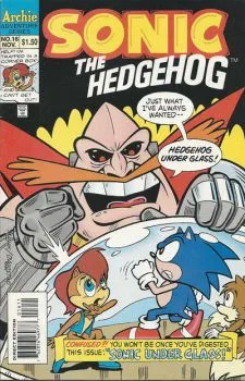 Cover of Sonic Under Glass!