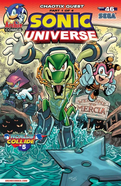 Cover of Chaotix Quest Part 1 of 4; All For One Part One: Picking Up the Trail!