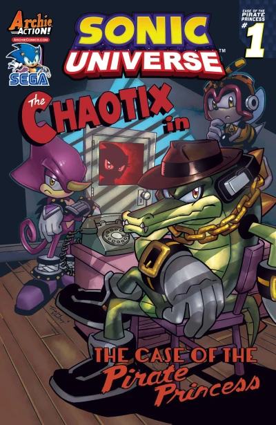 Cover of The Case of the Pirate Princess Part One: Dial "C" for Chaotix
