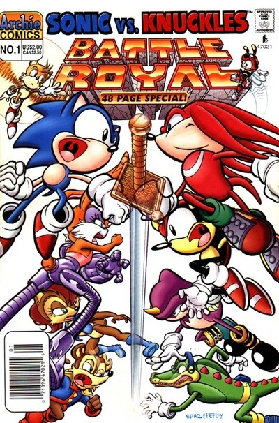 Cover of Sonic vs Knuckles Battle Royal