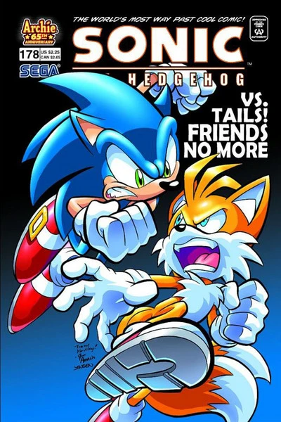 Cover of Sonic vs Tails! Friends No More