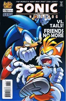 Cover of Sonic vs Tails! Friends No More