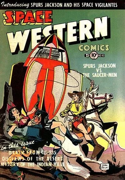 Cover of Spur Jackson vs the Saucer Men