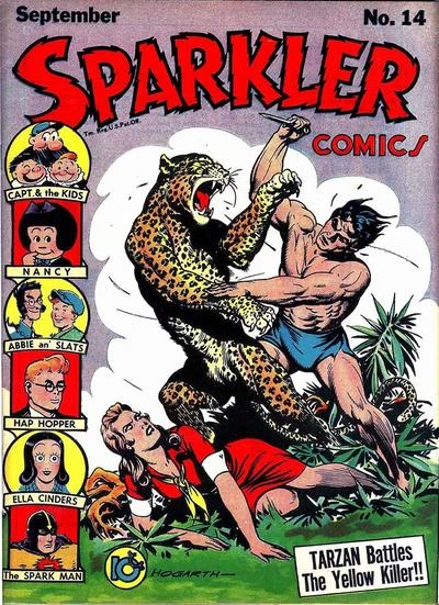 Cover of Tarzan Battles the Yellow Killer