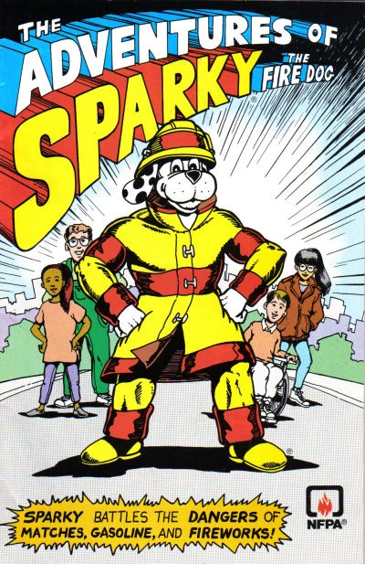 Cover of The Adventures of Sparky the Fire Dog