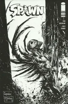 Cover of Incentive Greg Capullo & Todd McFarlane Black & White Cover