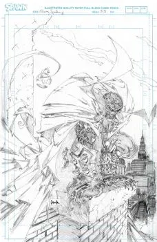 Cover of Greg Capullo Raw Pencils Variant (1:50)