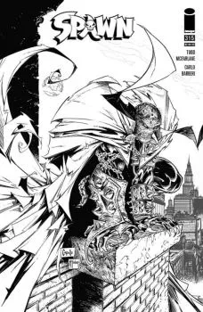Cover of Incentive Greg Capullo & Todd McFarlane Black & White Cover
