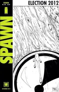 Cover of Todd McFarlane Incentive B&W Variant (1:25)