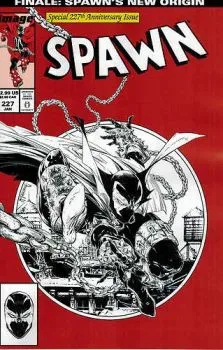 Cover of Todd Mcfarlane Incentive B&W Variant (1:25)