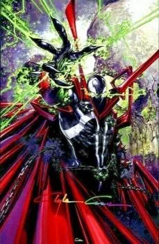 Cover of 2nd Printing Clayton Crain Acrylic Edition