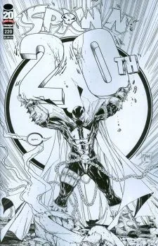 Cover of Todd McFarlane B&W Incentive Variant