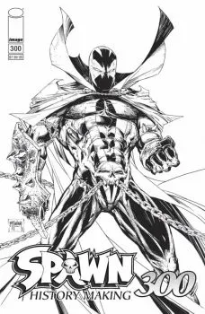 Cover of Variant Todd McFarlane Black & White Cover