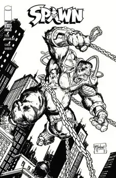 Cover of McFarlane black amd white variant