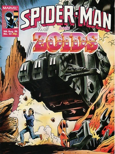 Cover of Spider-Man and Zoids 23