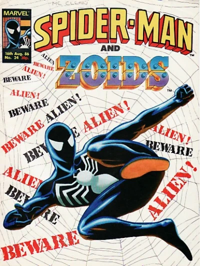 Cover of Spider-Man and Zoids 24