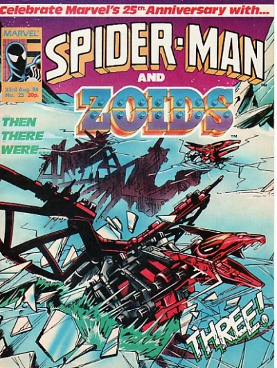 Cover of Spider-Man and Zoids 25