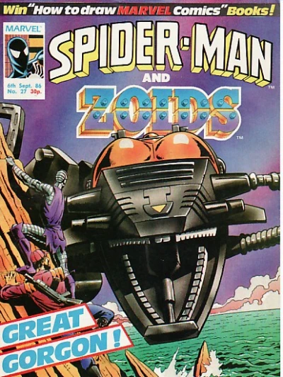 Cover of Spider-Man and Zoids 27