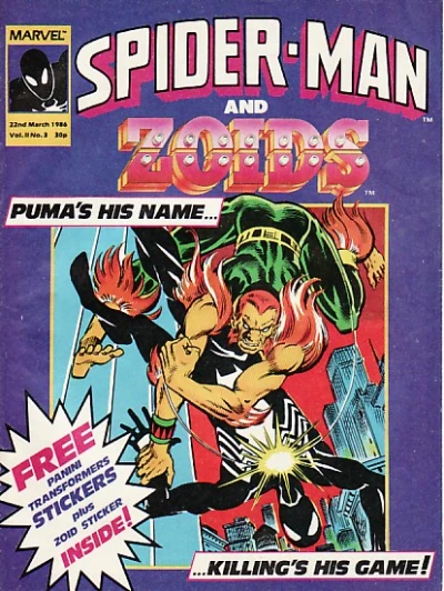 Cover of Spider-Man and Zoids 3