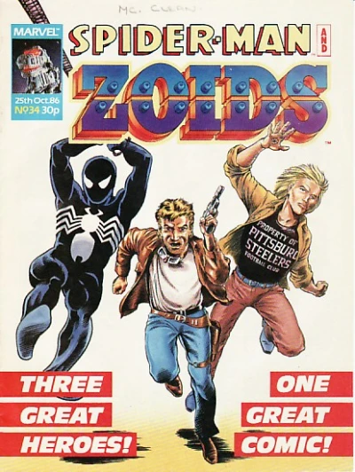 Cover of Spider-Man and Zoids 34
