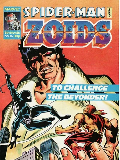 Cover of Spider-Man and Zoids 36