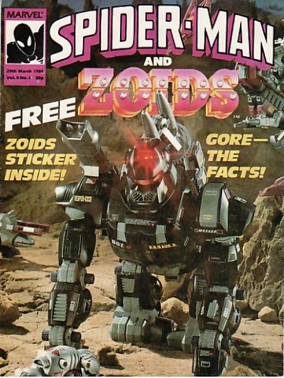 Cover of Spider-Man and Zoids 4