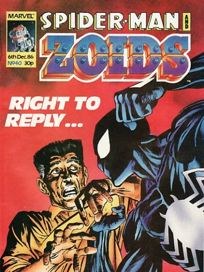 Cover of Spider-Man and Zoids 40