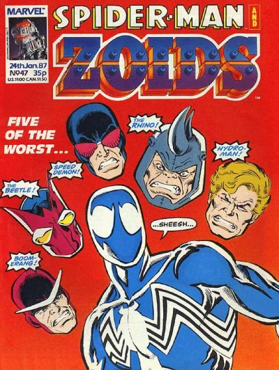 Cover of Spider-Man and Zoids 47