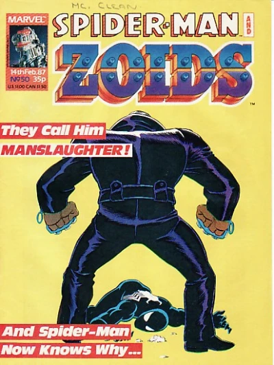 Cover of Spider-Man and Zoids 50
