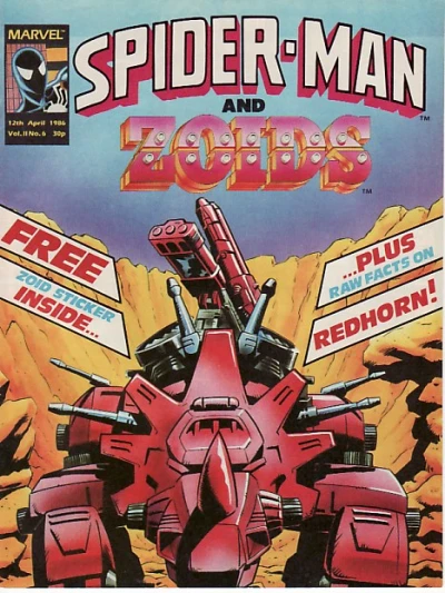 Cover of Spider-Man and Zoids 6
