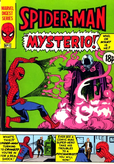 Cover of "The Menace of... Mysterio!"