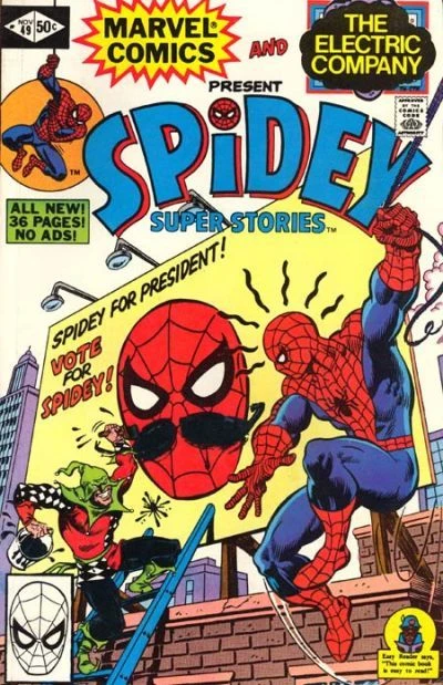 Cover of Spidey For President; Fargo's Problem; The Rocket Racer