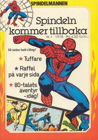 Cover of Spindeln kommer tillbaka!