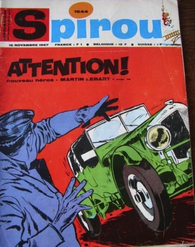 Cover of Attention ! Nouveau héros - Martin Lebart