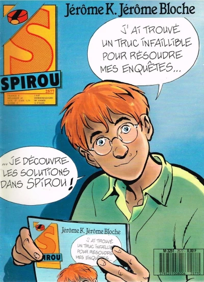 Cover of Jérôme K. Jérôme Bloche