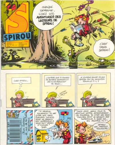Cover of Chaque semaine, lisez les aventures des lecteurs de Spirou !
