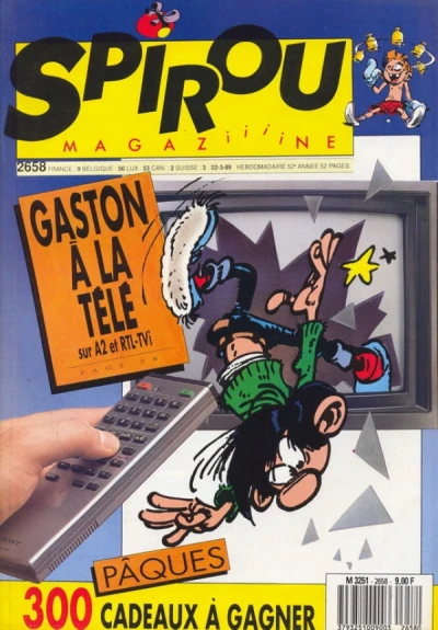 Cover of Gaston à la télé